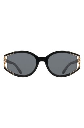 FERRAGAMO FERRAGAMO 56mm Oval Sunglasses