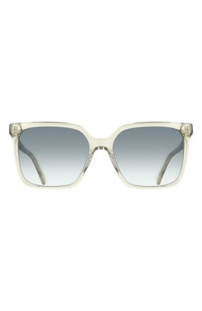FERRAGAMO FERRAGAMO 57mm Rectangle Sunglasses