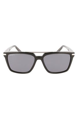 FERRAGAMO FERRAGAMO 57mm Rectangular Sunglasses