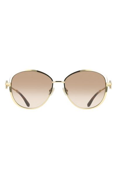 FERRAGAMO FERRAGAMO 61mm Gradient Cat Eye Sunglasses