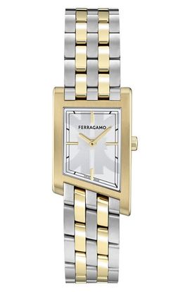 FERRAGAMO FERRAGAMO Asymetrique Bracelet Watch, 24mm x 39mm