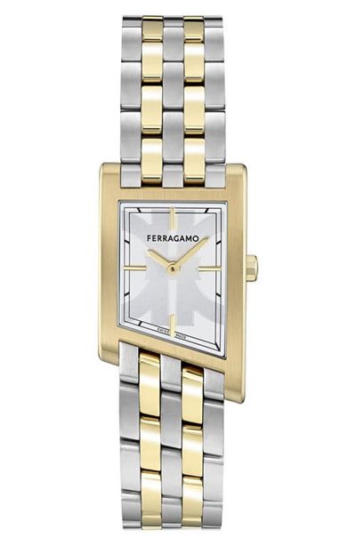FERRAGAMO FERRAGAMO Asymetrique Bracelet Watch, 24mm x 39mm