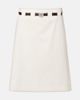 Ferragamo Ferragamo Belted cotton and silk miniskirt - 1