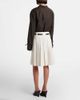 Ferragamo Ferragamo Belted cotton and silk miniskirt - 3
