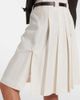 Ferragamo Ferragamo Belted cotton and silk miniskirt - 6