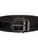 Ferragamo Ferragamo Black & Brown Adjustable & Reversible Belt - 1