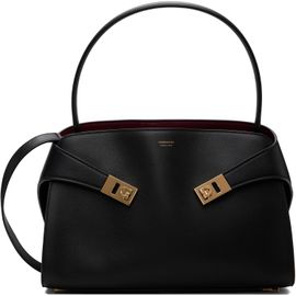 Ferragamo Ferragamo Black & Red Hug Soft Bicolor Shoulder Bag
