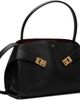 Ferragamo Ferragamo Black & Red Hug Soft Bicolor Shoulder Bag - 2