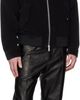Ferragamo Ferragamo Black Five Pocket Nappa Leather Pants - 4