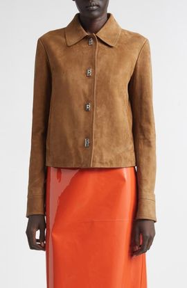 FERRAGAMO FERRAGAMO Boxy Nubuck Jacket