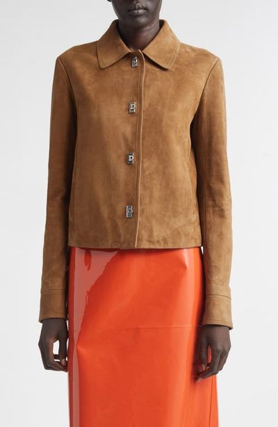 FERRAGAMO FERRAGAMO Boxy Nubuck Jacket