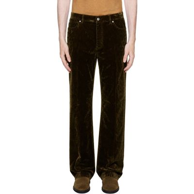 Ferragamo Ferragamo Brown Five Pocket Trousers
