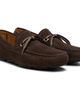 Ferragamo Ferragamo Brown Laced Driver Loafers - 4