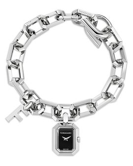 Ferragamo Ferragamo Charm Bracelet Watch, 16.6 x 7.4mm
