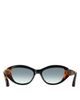 Ferragamo Ferragamo Color Block Oval Sunglasses, 55mm - 4