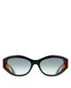 Ferragamo Ferragamo Color Block Oval Sunglasses, 55mm - 5