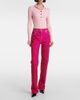 Ferragamo Ferragamo Cotton-blend drill straight pants - 7