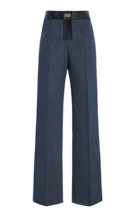 Ferragamo Ferragamo Cotton Denim Trousers