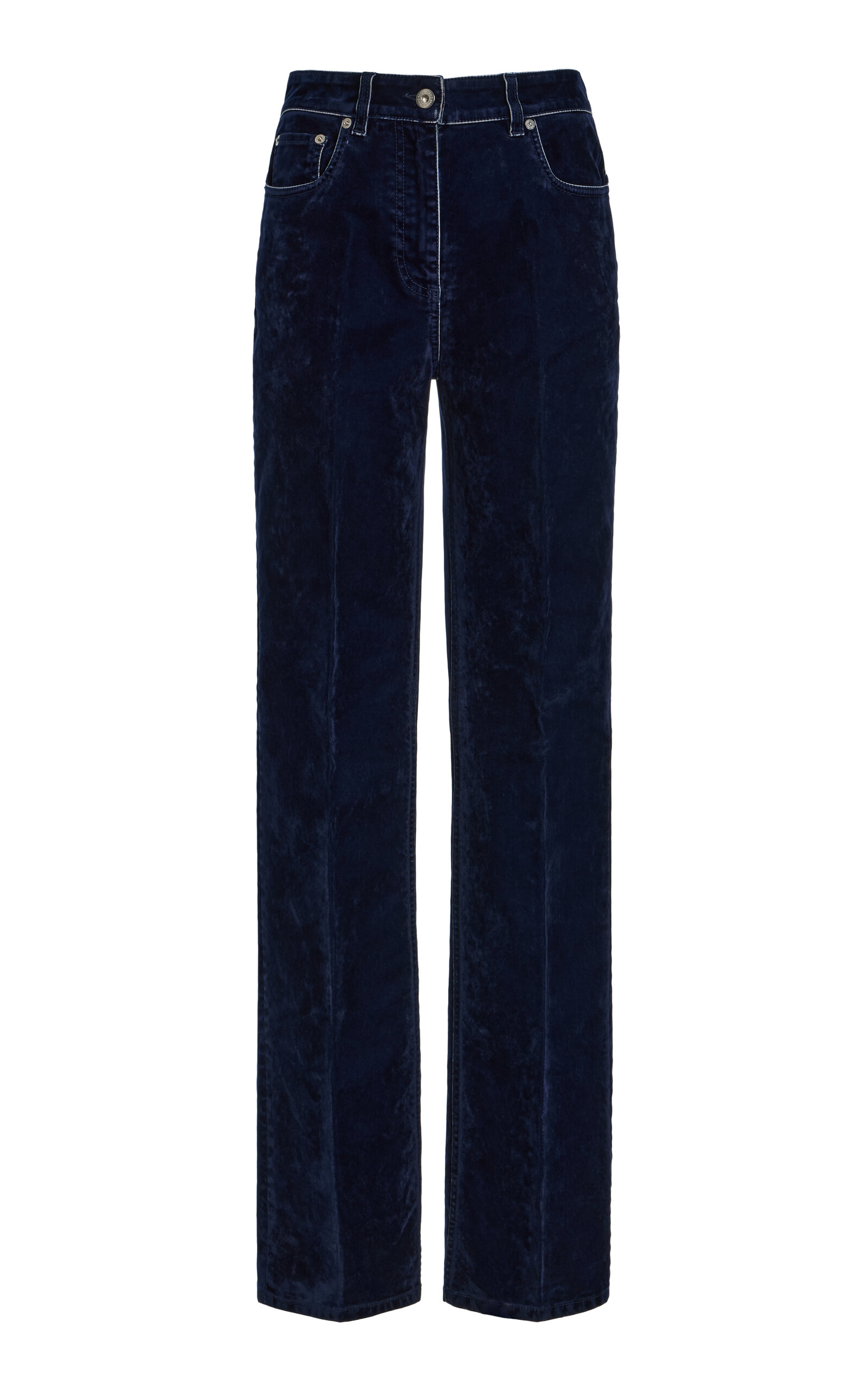 Ferragamo Ferragamo CottonBlend Velvet Trousers