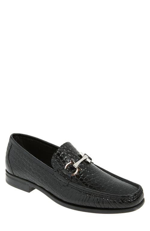 FERRAGAMO FERRAGAMO Croc Embossed Loafer (Nordstrom Exclusive)