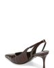 FERRAGAMO FERRAGAMO Croc Embossed Slingback Pump - 2