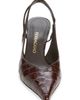 FERRAGAMO FERRAGAMO Croc Embossed Slingback Pump - 4