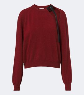 Ferragamo Ferragamo Cutout wool and cashmere-blend sweater