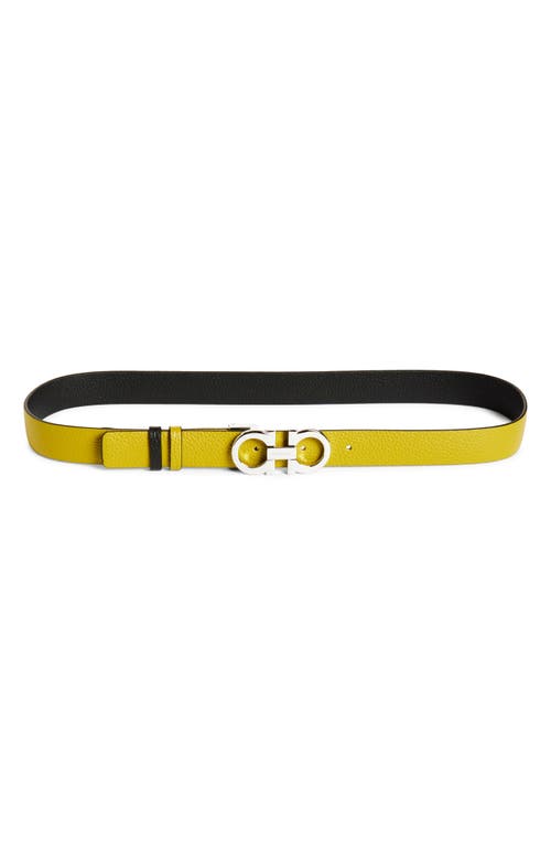 FERRAGAMO FERRAGAMO Donna Double Gancio Reversible Leather Belt