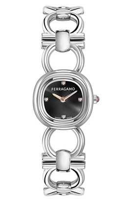 FERRAGAMO FERRAGAMO Double Gancini Petite Bracelet Watch