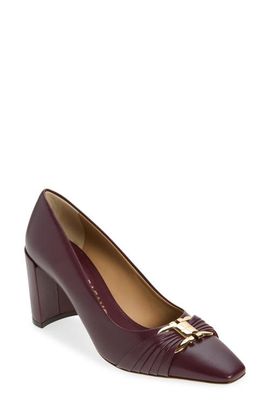FERRAGAMO FERRAGAMO Double Gancio Pleated Toe Pump