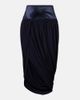 Ferragamo Ferragamo Draped asymmetric midi skirt - 1