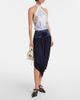 Ferragamo Ferragamo Draped asymmetric midi skirt - 2