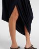 Ferragamo Ferragamo Draped asymmetric midi skirt - 4