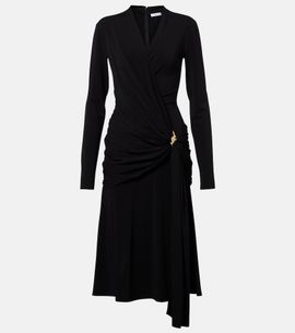 Ferragamo Ferragamo Draped jersey midi dress