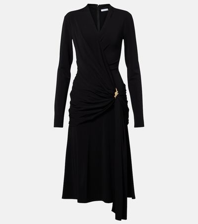 Ferragamo Ferragamo Draped jersey midi dress