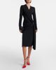 Ferragamo Ferragamo Draped jersey midi dress - 2