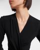 Ferragamo Ferragamo Draped jersey midi dress - 3