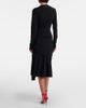 Ferragamo Ferragamo Draped jersey midi dress - 5