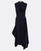 Ferragamo Ferragamo Draped satin-trimmed jersey midi dress - 1