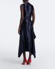 Ferragamo Ferragamo Draped satin-trimmed jersey midi dress - 6