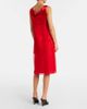 Ferragamo Ferragamo Draped silk midi dress - 3