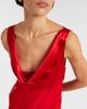 Ferragamo Ferragamo Draped silk midi dress - 4