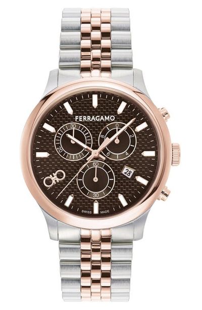 FERRAGAMO FERRAGAMO Duo Chrono Bracelet Watch