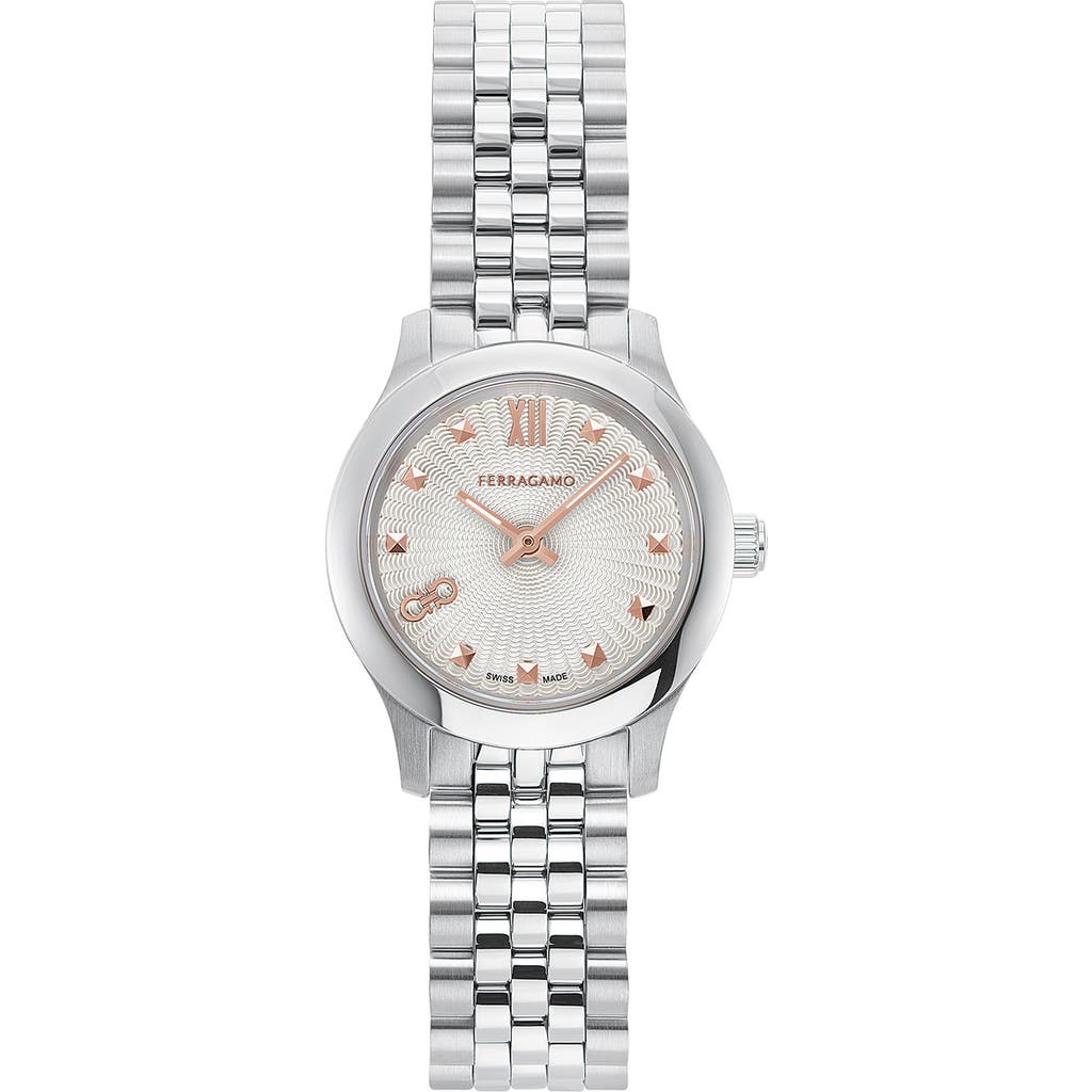 FERRAGAMO FERRAGAMO Duo Mini Bracelet Watch, 25mm