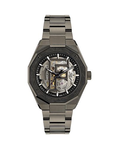 Ferragamo Ferragamo Edge Skeleton Automatic Watch, 42mm