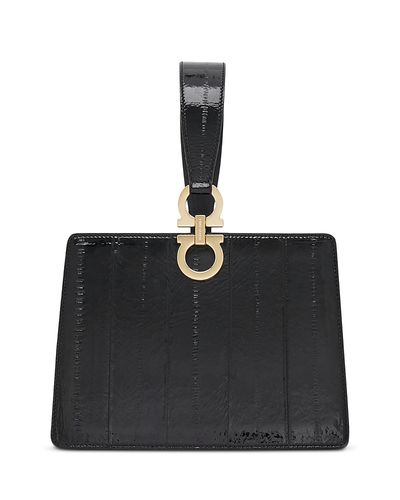 Ferragamo Ferragamo Eel Leather Clutch