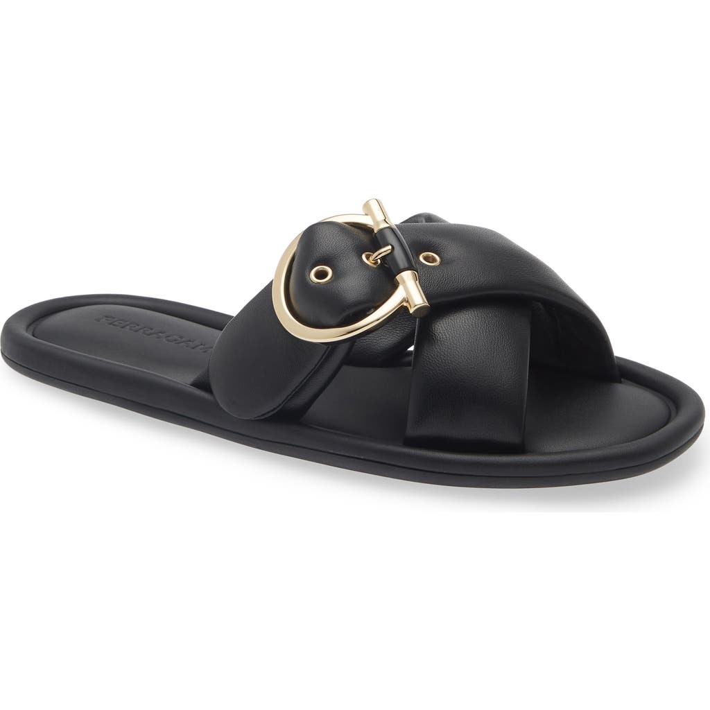 FERRAGAMO FERRAGAMO Elyzia Gancio Buckle Slide Sandal
