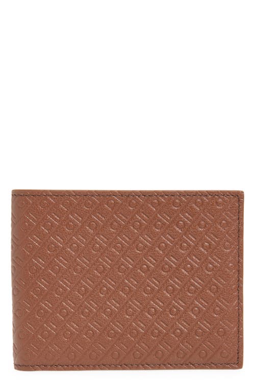 FERRAGAMO FERRAGAMO Embossed Gancini Leather Bifold Wallet