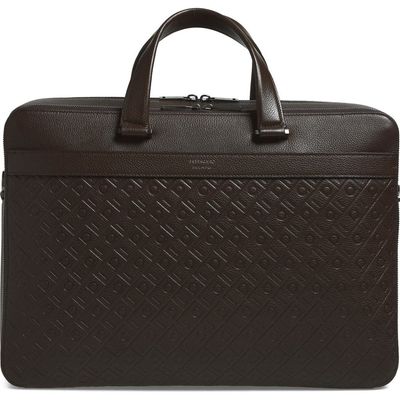 FERRAGAMO FERRAGAMO Embossed Monogram Briefcase