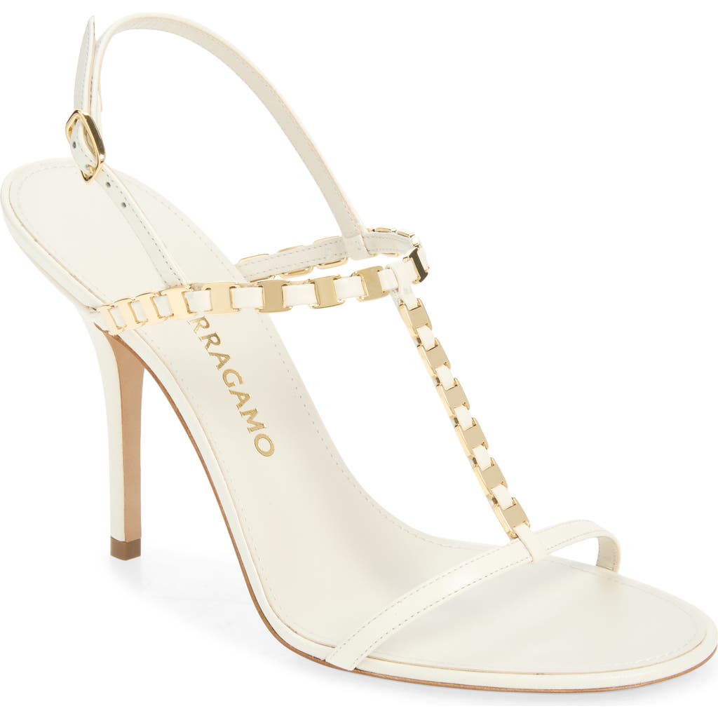 FERRAGAMO FERRAGAMO Estea Slingback T-Strap Sandal
